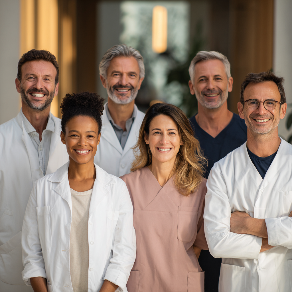 Команда професіоналів smarvokel - лікарі, фізіотерапевти та консультанти різного віку працюють разом